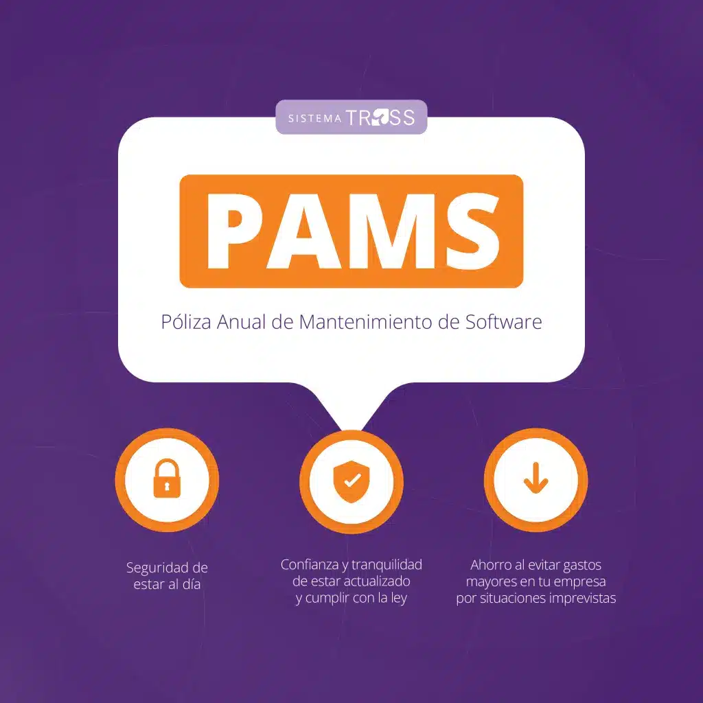 Conoce sobre la PAMS | Póliza Anual de Mantenimiento de Software, su importancia y porque deberías contar con ella.